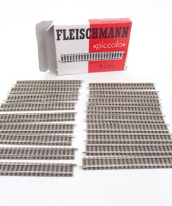 Fleischmann piccolo Spur N 9101 gerades Gleis 111 mm 18 Stück in OVP RR1647