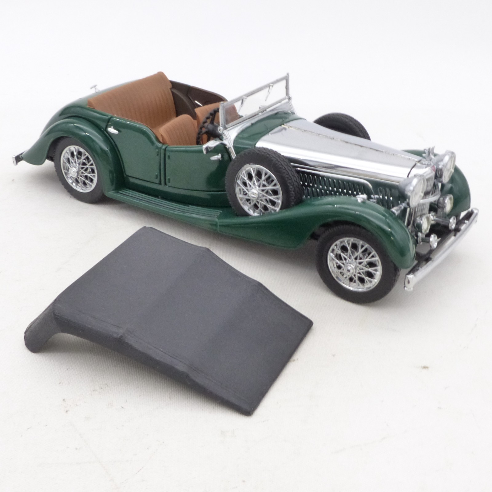 Franklin Mint 1:24 Alvis 4.3 Litre 1938 mit Verdeck in Tüte o. EX8586 – Bild 7