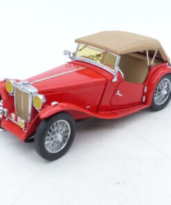 Franklin Mint 1:24 B11TV80 MG TC Roadster 1943 rot in Tüte o. EX8135