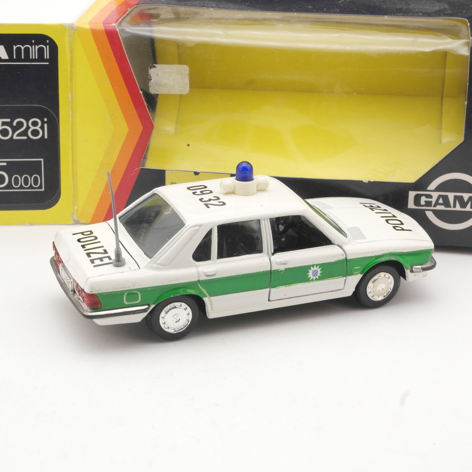Gama mini 1:43 1155 BMW 528i Polizei in OVP QR7380 – Bild 3