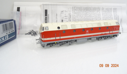 Gützold H0 34100 Diesellok BR 219 176-5 der DR 2.Bauserie in OVP LE5695