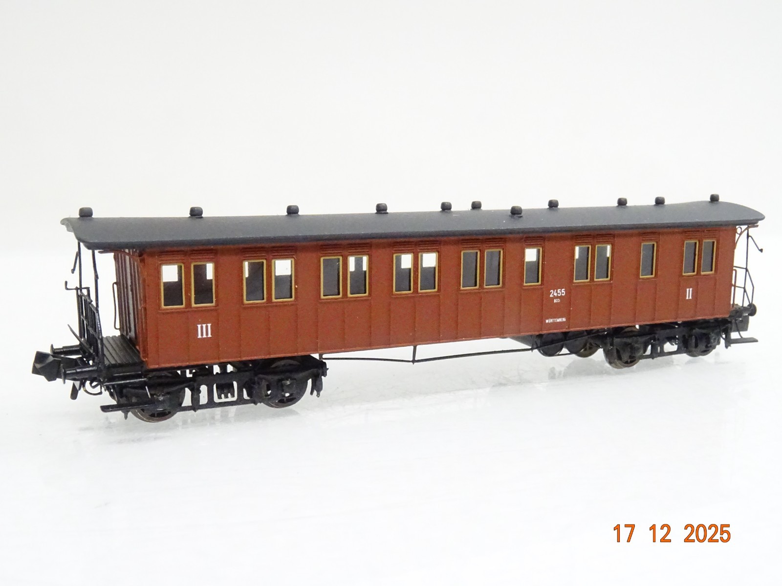 Hammerschmid N Kleinserie Rarität Personenwagen BC4i WÜ 00 in OVP Holzbox JL5189 – Bild 3