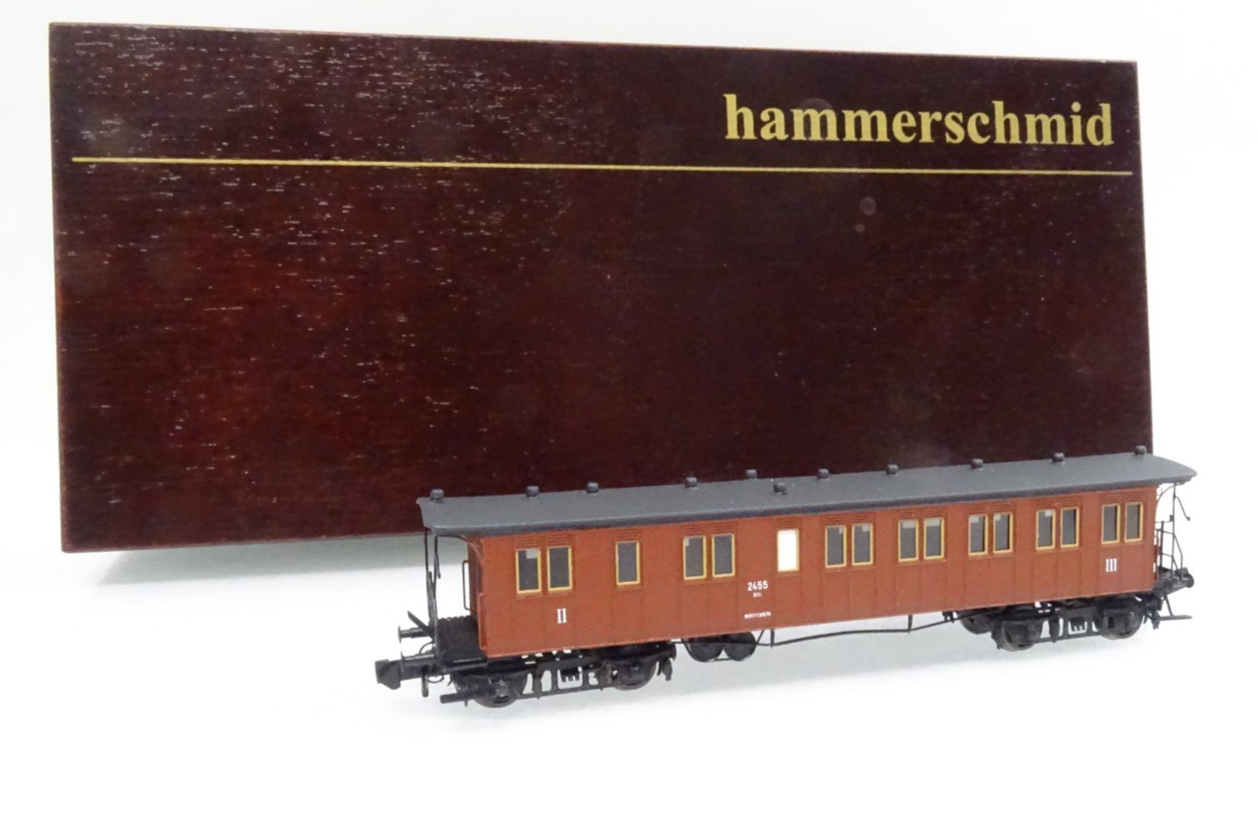 Hammerschmid N Kleinserie Rarität Personenwagen BC4i WÜ 00 in OVP Holzbox JL5189