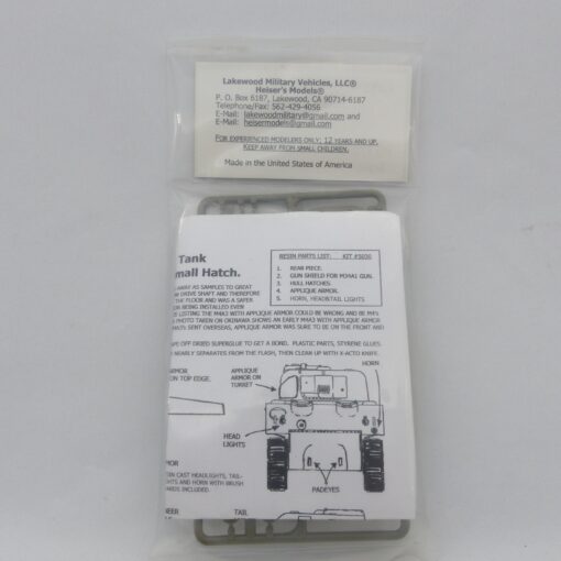 Heiser´s Models H0 1:87 No. 5030 Panzer M4A3 Sherman in OVP EX7617 – Bild 3