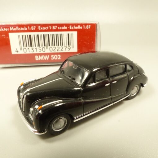 Herpa 1:87 022279 BMW 502 Limousine schwarz in OVP EX7507