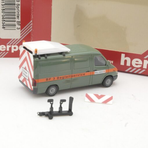 Herpa 1:87 045346 MB Sprinter BF 3 Begleitservice Max Wild in OVP RR3655 – Bild 3