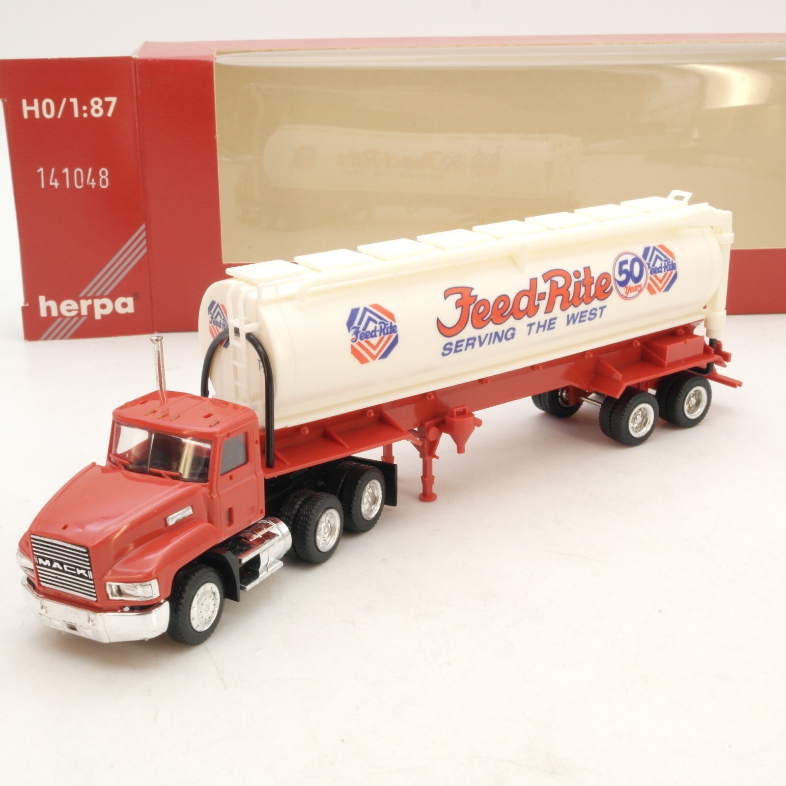 Herpa 1:87 141048 Mack Sattelzug Feed Rite Serving The West in OVP RG5744