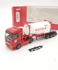 Herpa 1:87 152778 MAN TGA XXL Gascontainer Sattelzug Hoyer in OVP QR7626