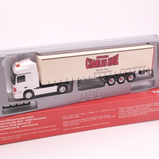 Herpa 1:87 157773 Mercedes Actros Zirkus Charles Knie in OVP RT3870