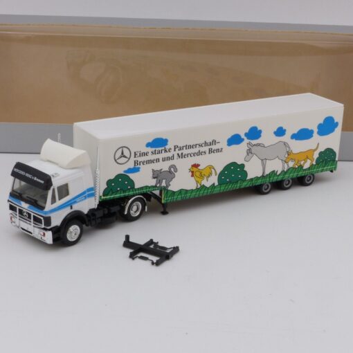 Herpa 1:87 162890 Mercedes SK Sattelzug Niederlassung Bremen in OVP EX3532