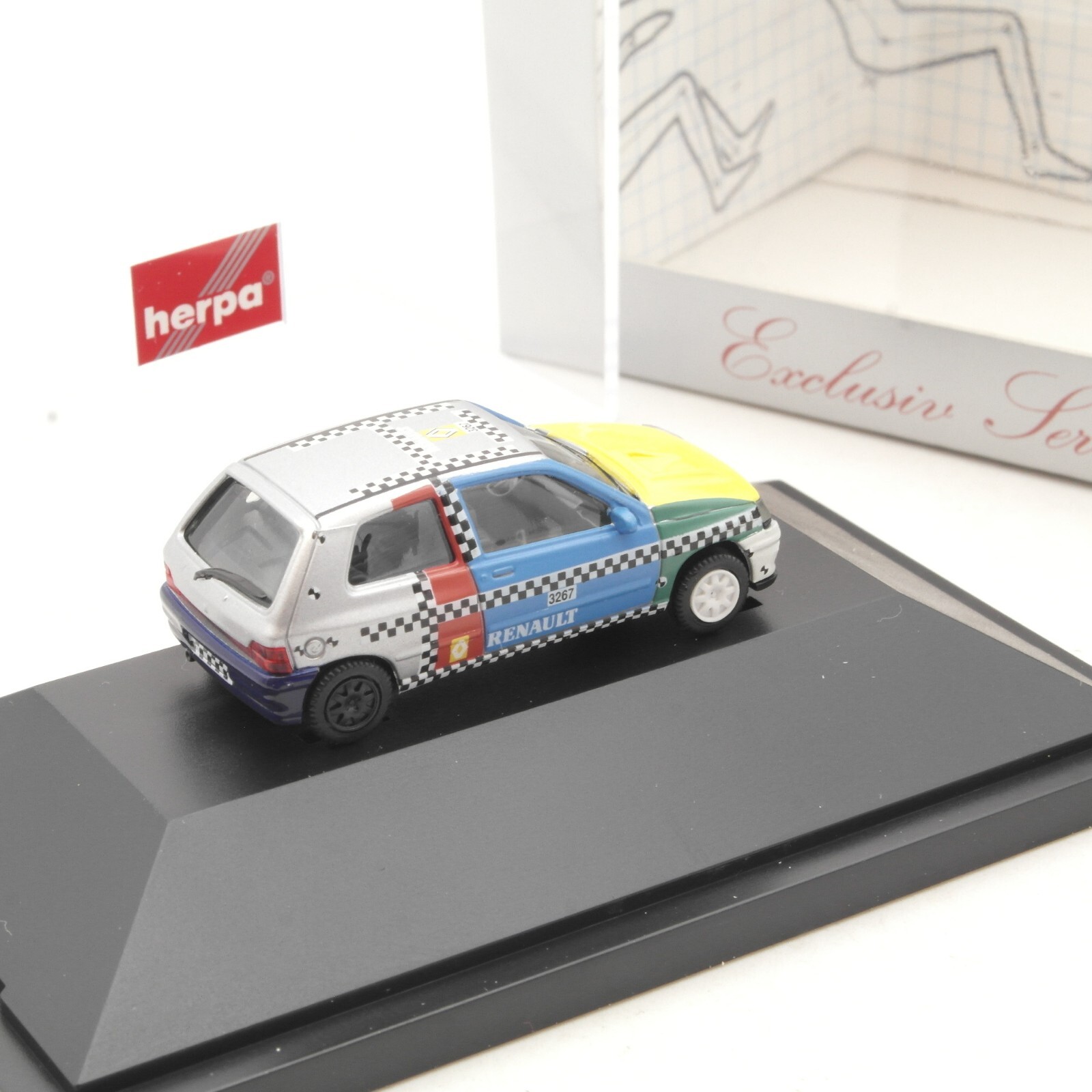 Herpa 1:87 182690 Renault Clio Crash in OVP RA8406 – Bild 3