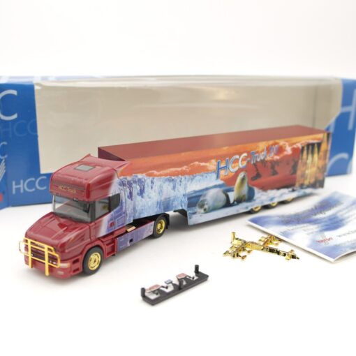 Herpa 1:87 196659 Scania Hauber Sattelzug HCC-Truck 2001 in OVP QR8588
