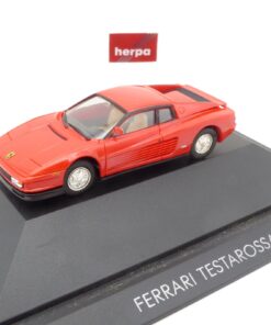 Herpa 1:87 25000 Ferrari Testarossa rot in PC Box EX8222