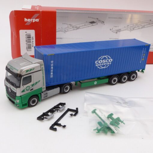 Herpa 1:87 311427 MB Actros Sattelzug COSCO Shipping in OVP EX4791