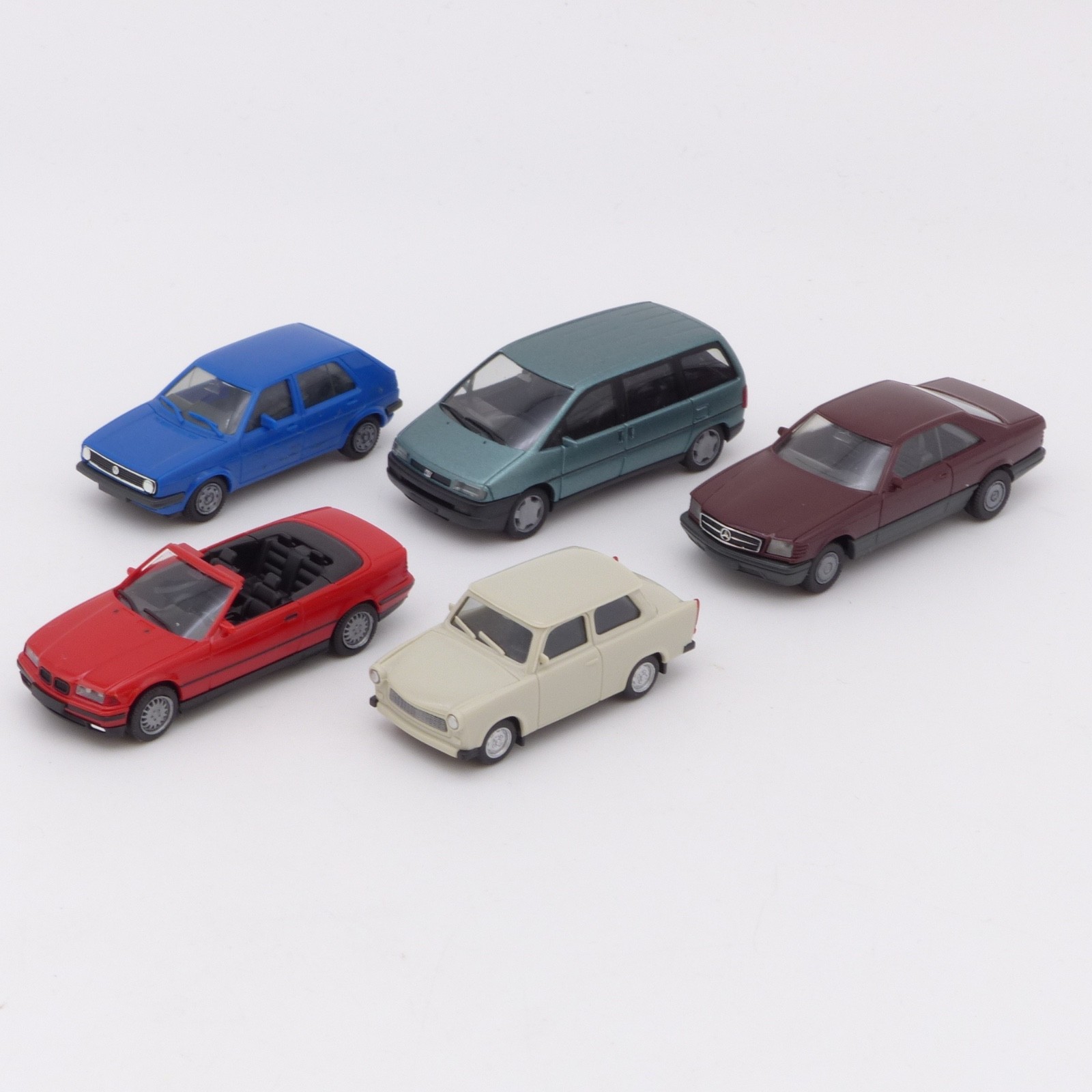 Herpa 1:87 5er-Pack diverse PKW Modelle in Tüte siehe Bilder o. EX8177
