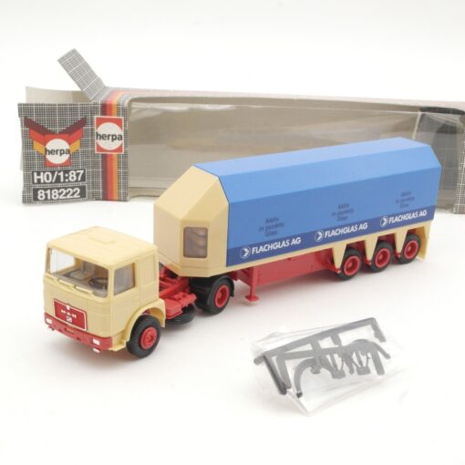 Herpa 1:87 818222 MAN Glastransport Flachgas AG in OVP RR147