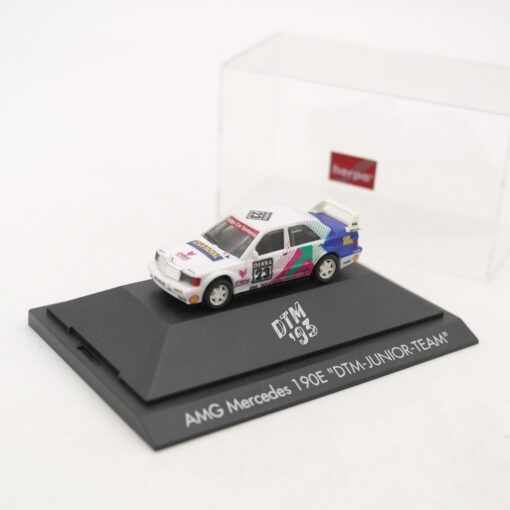 Herpa 1:87 AMG Mercedes 190E DTM Junior Team DTM 93 in PC Box RR1880
