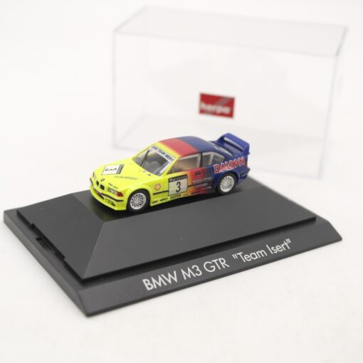 Herpa 1:87 BMW M3 GTR Team Isert in PC Box RR1871
