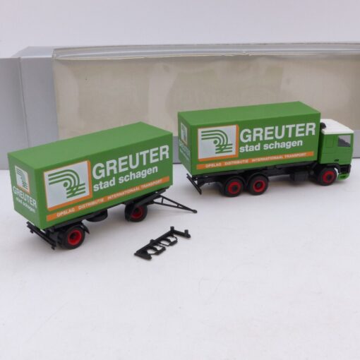 Herpa 1:87 DAF 95 Hängerzug GREUTER stad schagen - rar, in EVP EB7244 – Bild 3