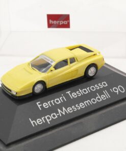 Herpa 1:87 Ferrari Testarossa Meddemodell 90 in PC Box RI1654