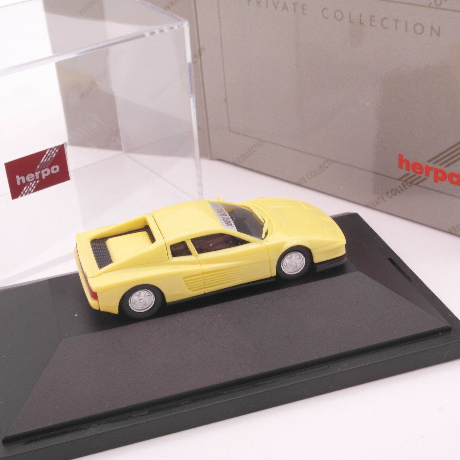 Herpa 1:87 Ferrari Testarossa Messemodell '90 neuwertig in OVP RT3257 – Bild 3