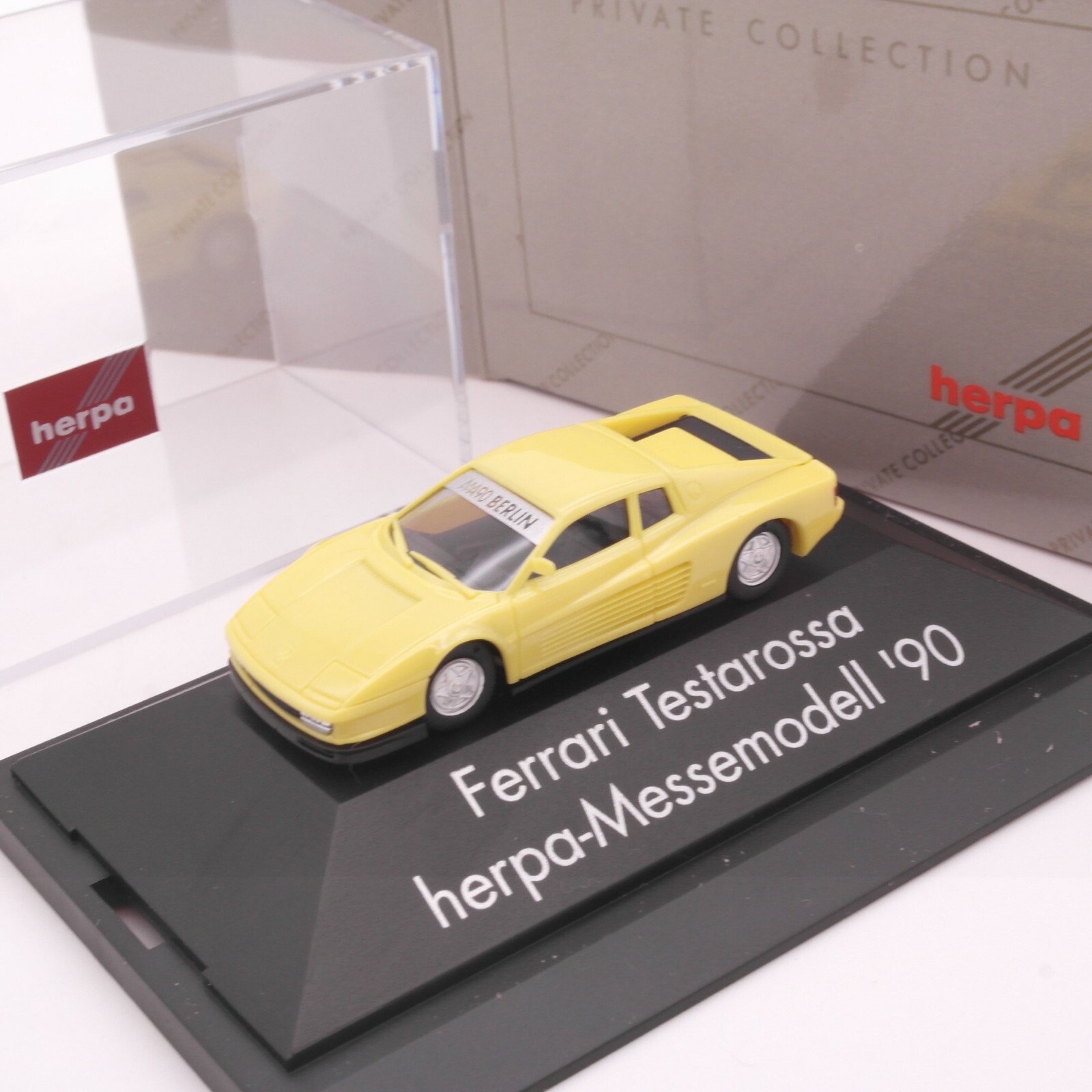 Herpa 1:87 Ferrari Testarossa Messemodell '90 neuwertig in OVP RT3257