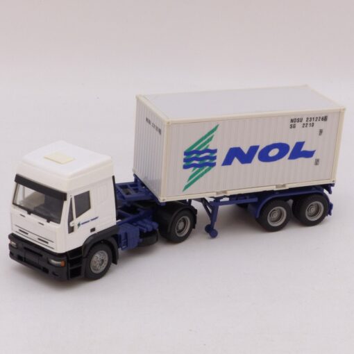 Herpa 1:87 Iveco Container-Sattelzug NOL, siehe Bilder o. EB9542