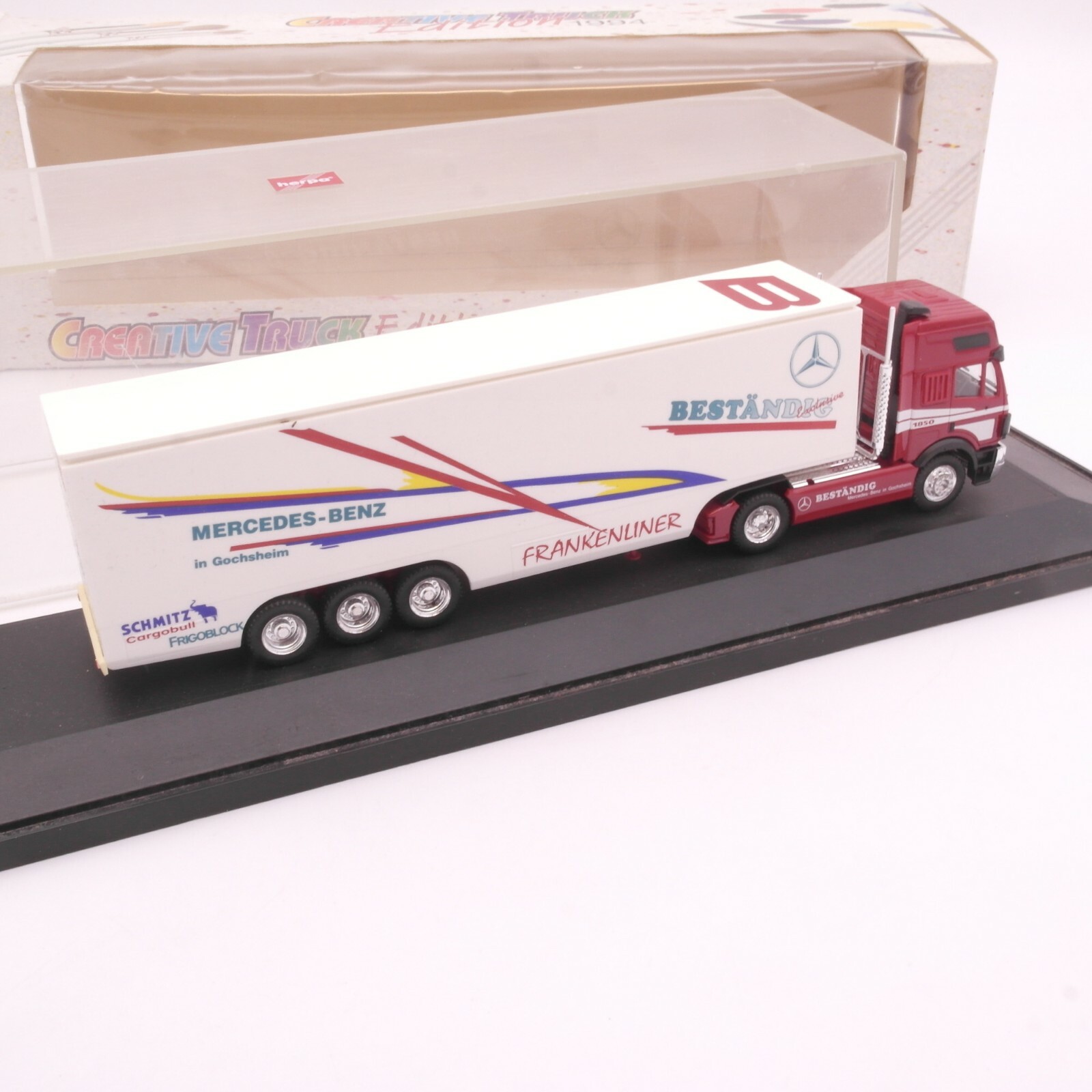 Herpa 1:87 MB 1850 Kofferhängerzug Frankenliner Beständig in EVP RT8388 – Bild 3