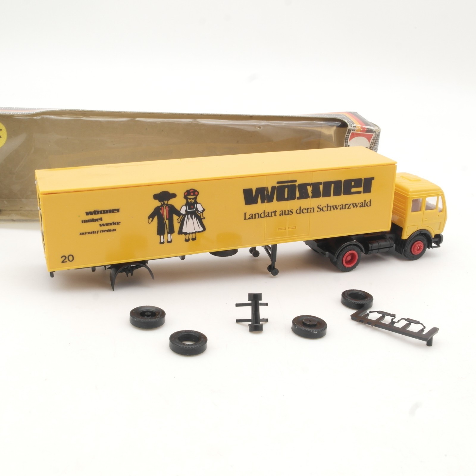 Herpa 1:87 MB NG Sattelzug Wössner Möbelwerke, siehe Foto in OVP RR5414 – Bild 3