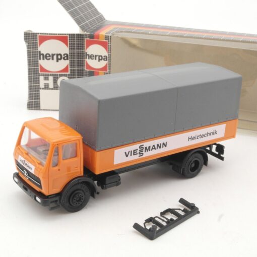 Herpa 1:87 MB Pritsche / Plane Viessmann Heiztechnik in OVP RR151