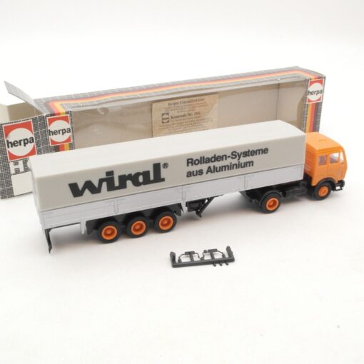 Herpa 1:87 MB Sattelzug wiral Rolladen-Systeme in OVP RF271 – Bild 3