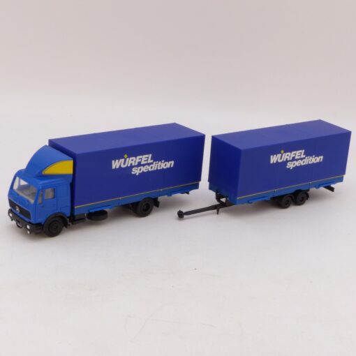 Herpa 1:87 Mercedes NG Hängerzug Würfel Spedition, siehe Bilder o. EB9556