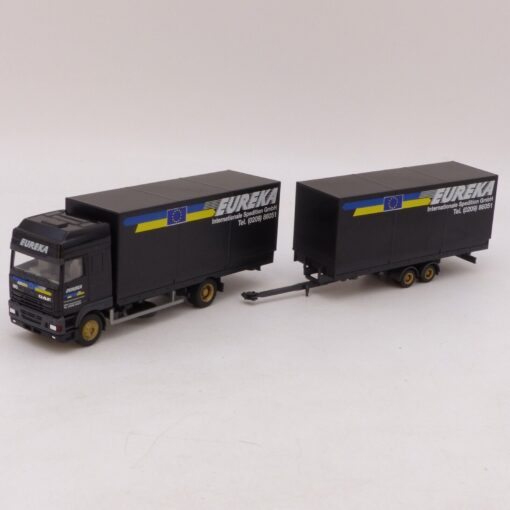 Herpa 1:87 Nr.: 221993 DAF 95 Hängerzug EUREKA - rar, siehe Bilder o. EB9716
