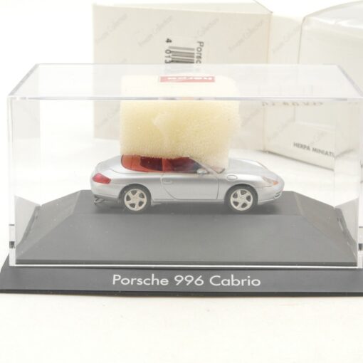 Herpa 1:87 Porsche 996 Cabrio metallic in OVP RG9324 – Bild 6