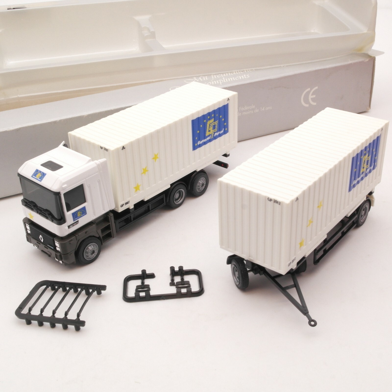 Herpa 1:87 Renault Hängerzug General Parcel in OVP RI1078 – Bild 3