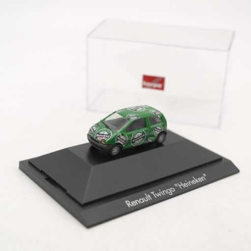 Herpa 1:87 Renault Twingo Heineken in PC Box RR1884