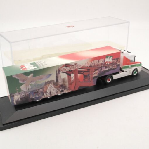 Herpa 1:87 Scania Hauber Sattelzug NRW Truck 2000 In PC Box RI1354 – Bild 3