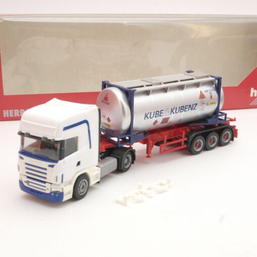 Herpa 1:87 Scania Sattelzug Kube & Kubenz in EVP QR8306