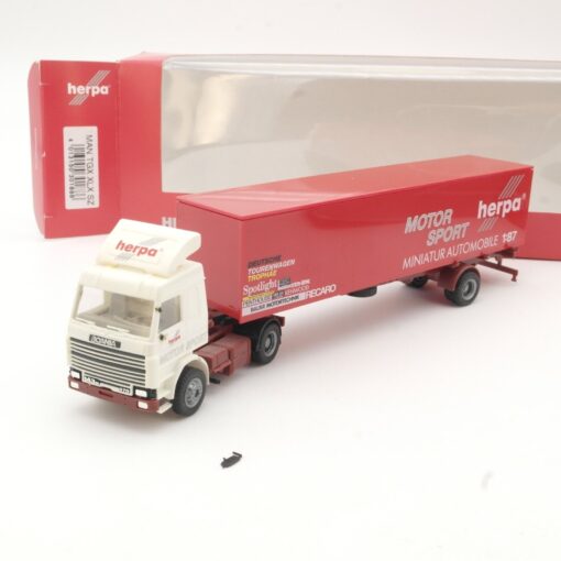 Herpa 1:87 Scania Sattelzug Motor Sport herpa in EVP QR7173