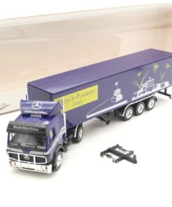 Herpa 1:87 Werbemodell MB SK Sattelzug Rhein in Flammen 1993 in OVP RA7977
