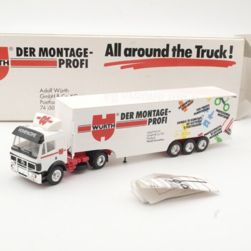 Herpa 1:87 Werbemodell MB Sattelzug Würth limitiert in OVP QR5888