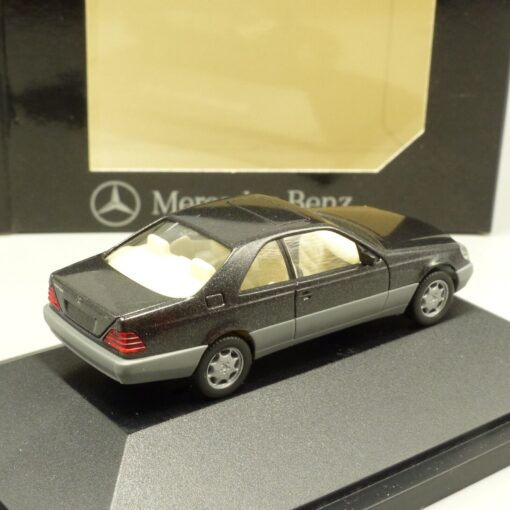 Herpa 1:87 Werbemodell Mercedes Benz 600 SEC metallic in OVP EX3596 – Bild 3