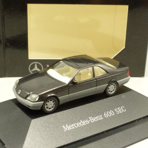 Herpa 1:87 Werbemodell Mercedes Benz 600 SEC metallic in OVP EX3596