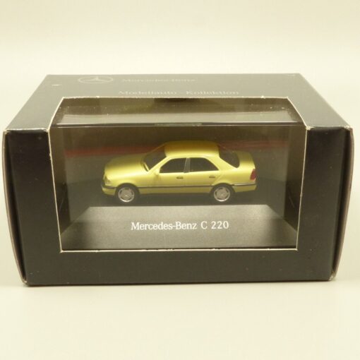 Herpa 1:87 Werbemodell Mercedes Benz C 220 gelb in OVP EX3609 – Bild 4