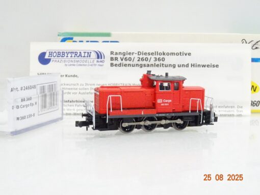 Hobbytrain N 246048 Diesellok BR 360 159-8 der DB Cargo Digital in OVP JL2535