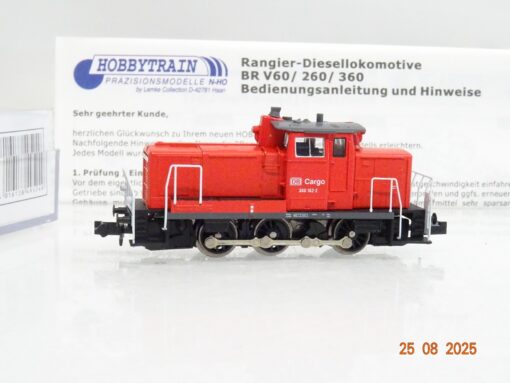 Hobbytrain N 246049 Diesellok BR 360 162-2 der DB Cargo in OVP JL2537
