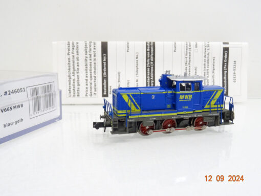 Hobbytrain N 246051 Diesellok V 665 der MWB in OVP LE5852