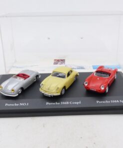 Hongwell 1:72 3er-Set Porsche Modelle in PC-Box EX7967