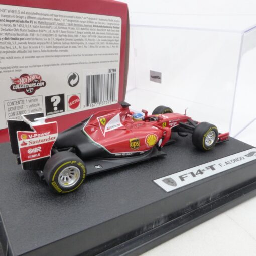 Hot Wheels 1:43 BLY69 Ferrari F14-T #14 Fernando Alonso in OVP EX7826 – Bild 3