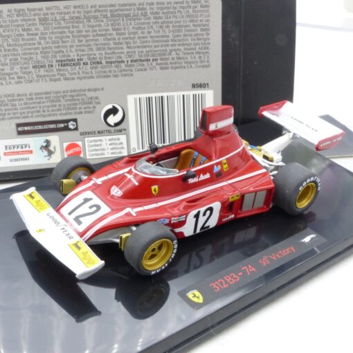 Hot Wheels 1:43 N5601 Ferrari 312 B3-74 #12 Niki Lauda in OVP EX7841